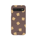 Chocolate Brown Mini Toast Google Pixel 8a Case