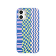 Electric Blue Mixed Up iPhone 16 Plus Case