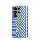 Electric Blue Mixed Up Samsung Galaxy S26 Ultra Case