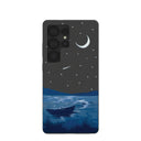 Black Moonlight Lake Samsung Galaxy S25 Ultra Case