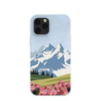 Powder Blue Mountains and Blooms iPhone 12 Pro Max Case
