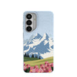 Powder Blue Mountains and Blooms Samsung Galaxy S26+(Plus) Case