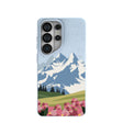 Powder Blue Mountains and Blooms Samsung Galaxy S26 Ultra Case