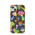 Black Mushroom Party iPhone 14 Plus Case