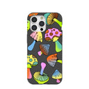 Black Mushroom Party iPhone 15 Pro Max Case