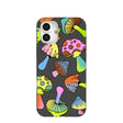 Black Mushroom Party iPhone 16 Plus Case