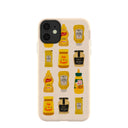 Seashell Mustard Fan iPhone 11 Case