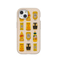 Seashell Mustard Fan iPhone 15 Case