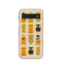 Seashell Mustard Fan Google Pixel 8a Case