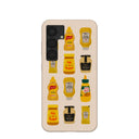 Seashell Mustard Fan Samsung Galaxy S25 Case
