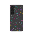 Black Neon Nostalgia Samsung Galaxy S25 Case