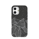 Black Night Panorama iPhone 16 Case