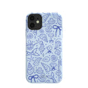 Powder Blue Ocean Charms iPhone 11 Case