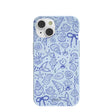 Powder Blue Ocean Charms iPhone 14 Case