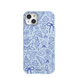 Powder Blue Ocean Charms iPhone 15 Plus Case
