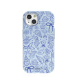 Powder Blue Ocean Charms iPhone 15 Case