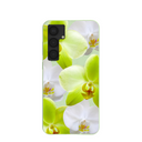 Sage Green Orchid Blooms Samsung Galaxy S25+(Plus) Case