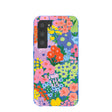 Electric Blue Painted Garden Samsung Galaxy S23 Case