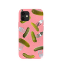 Bubblegum Pink Pickle Party iPhone 12 Mini Case