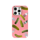 Bubblegum Pink Pickle Party iPhone 16 Pro Case