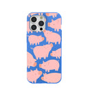 Electric Blue Piggies iPhone 15 Pro Max Case