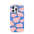 Electric Blue Piggies iPhone 15 Pro Case