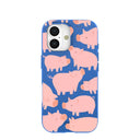 Electric Blue Piggies iPhone 17 Case