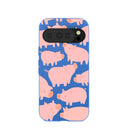 Electric Blue Piggies Google Pixel 10/10 Pro Case