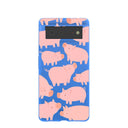 Electric Blue Piggies Google Pixel 6 Case