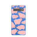 Electric Blue Piggies Google Pixel 7a Case