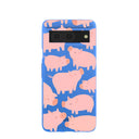 Electric Blue Piggies Google Pixel 8 Case