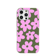 Forest Floor Pink Blooms iPhone 16 Pro Max Case