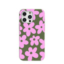 Forest Floor Pink Blooms iPhone 16 Pro Max Case