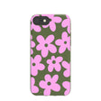Forest Floor Pink Blooms iPhone 6/6s/7/8/SE Case