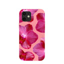 Bubblegum Pink Pink Orchids iPhone 12/ iPhone 12 Pro Case