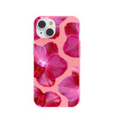 Bubblegum Pink Pink Orchids iPhone 14 Case