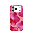 Bubblegum Pink Pink Orchids iPhone 17 Pro Case