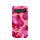 Bubblegum Pink Pink Orchids Google Pixel 9 Pro XL Case