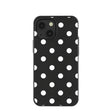 Black Polka Confetti iPhone 13 Mini Case