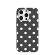 Black Polka Confetti iPhone 16 Pro Case