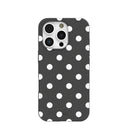 Black Polka Confetti iPhone 16 Pro Case