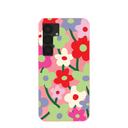 Bubblegum Pink Poppy Flora Samsung Galaxy S25 Case