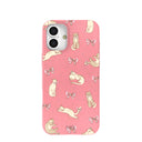 Bubblegum Pink Purrfection iPhone 16 Plus Case