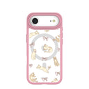 Clear Purrfection iPhone Air Case With Petal Pink Ridge (MagSafe included)