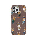 Chocolate Brown Rabbit Friends iPhone 15 Pro Max Case