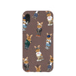 Chocolate Brown Rabbit Friends iPhone XR Case