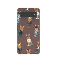 Chocolate Brown Rabbit Friends Google Pixel 6 Case
