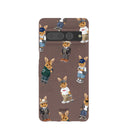 Chocolate Brown Rabbit Friends Google Pixel 7 Pro Case