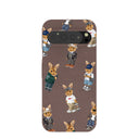 Chocolate Brown Rabbit Friends Google Pixel 9 Pro XL Case