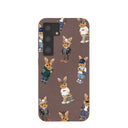 Chocolate Brown Rabbit Friends Samsung Galaxy S24 Case
